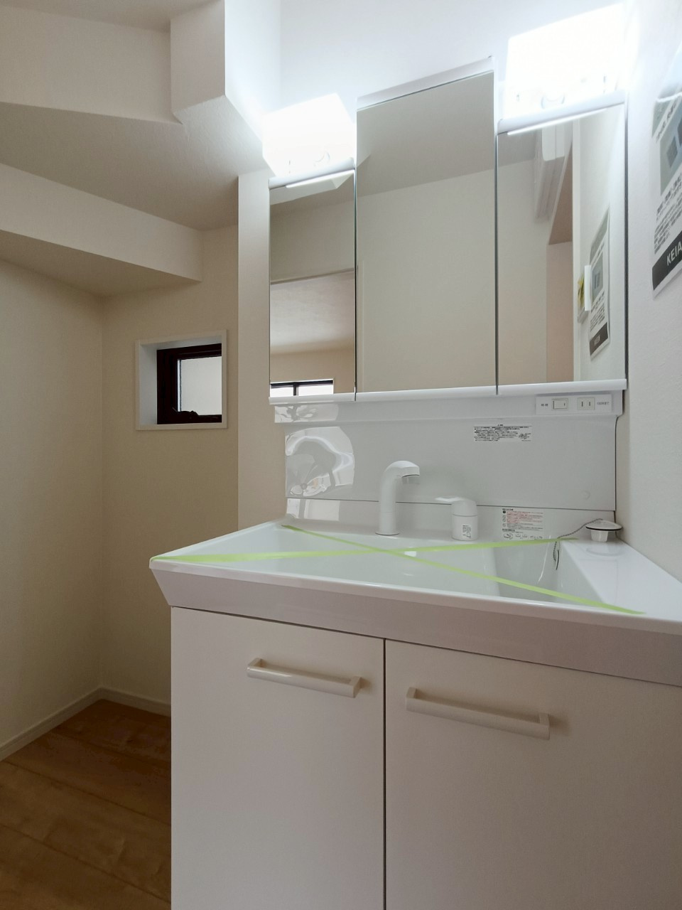 八潮市　緑町3丁目　新築戸建　全2棟の洗面所|洗面所です