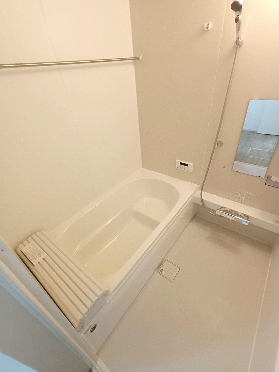 八潮市　緑町3丁目　新築戸建　全2棟の浴室|お風呂で日々の疲れを落としましょう