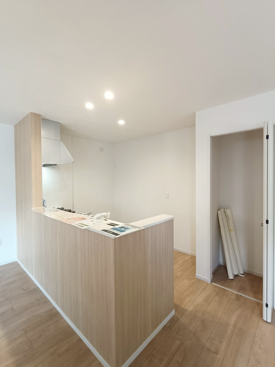 八潮市　緑町3丁目　新築戸建　全2棟のキッチン|使いやすいキッチンです