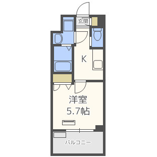 【間取り】 | レオンコンフォート難波ブラン