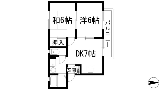 【間取り】 | カルム上ケ原
