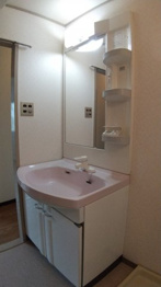 サンパールビルの独立洗面台