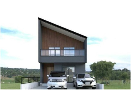 吉川市大字保　新築戸建　全1棟の外観パース|【完成予想図】吉川駅徒歩17分の好立地！2025年4月完成予定