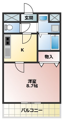 アムール砂Ⅲの間取り