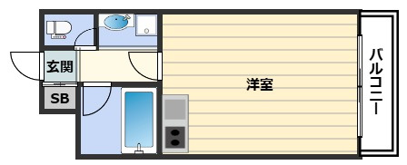 ライオンズマンション中之島の間取り