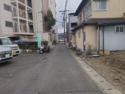 【前面道路含む現地写真】 | 山科区御陵原西町　売地