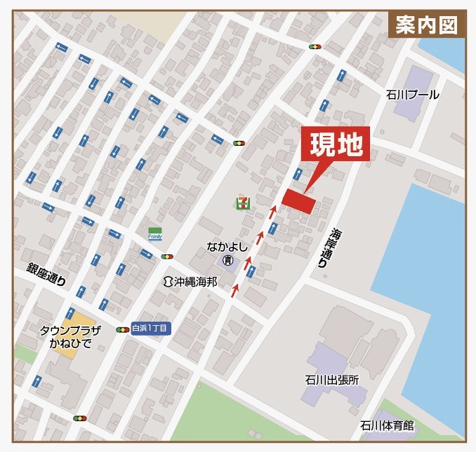 ハートフルタウン石川白浜　A号棟の地図