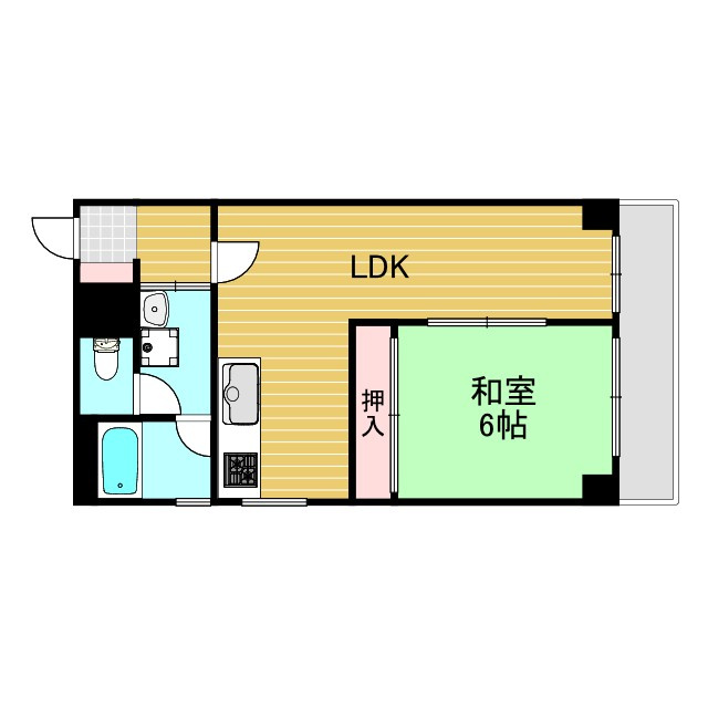 シャトー中尾の間取り