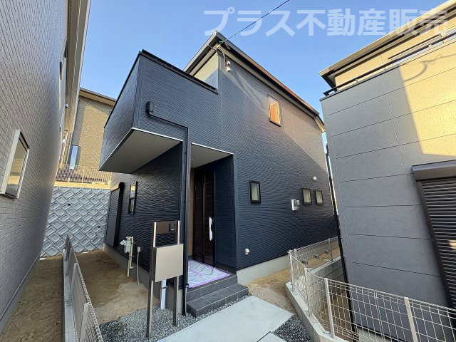 【外観】 | 福岡市東区若宮4丁目第3　1号棟（全5棟）【仲介手数料無料・0円】 | 完成しました。物件内部もご見学頂けます。プラス不動産販売にお任せ下さい。