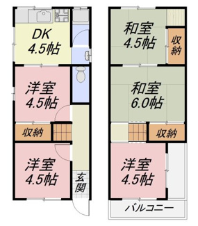 【間取り】 | 和泉市伯太町4丁目戸建