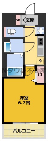 【間取り】 | プレサンス上前津エレスタ | 間取りです