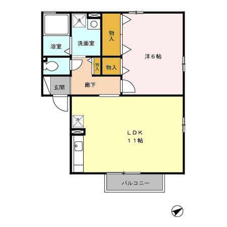 ボヌール ＡＢＣＤＥの間取り