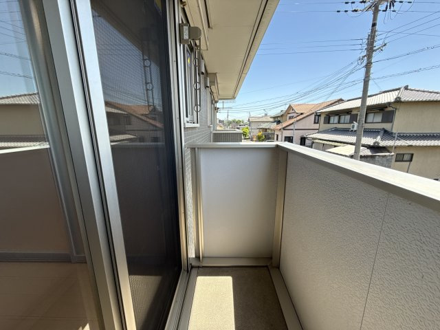 プラムコートのバルコニー