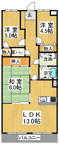 プラザハイツ二ツ屋　D棟