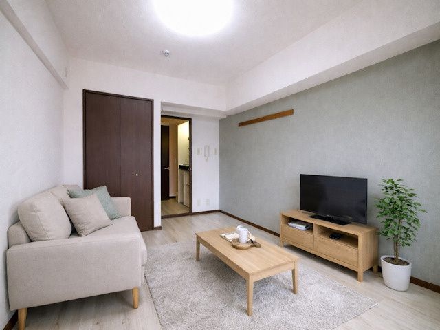 シティパレス富雄北の居間・リビング|CGで家具等を配置したもので家具等は含まれません。