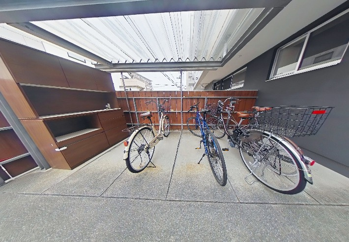 STEP IN HOUSEのその他共用部分|駐輪場です