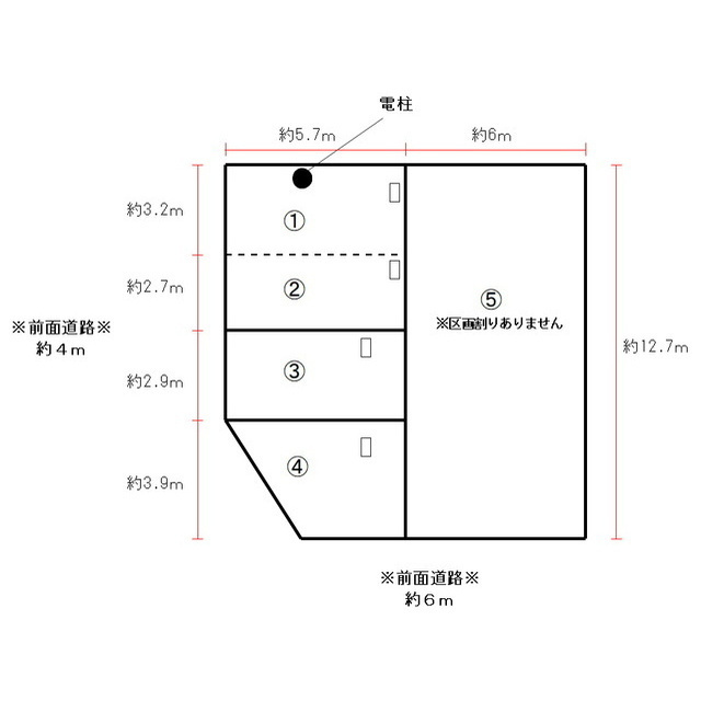 瑞穂市稲里の駐車場の間取り
