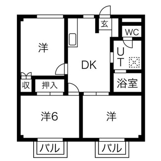 【間取り】 | アンティークハイツ