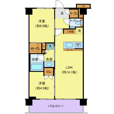 ジェノヴィア赤羽の間取り