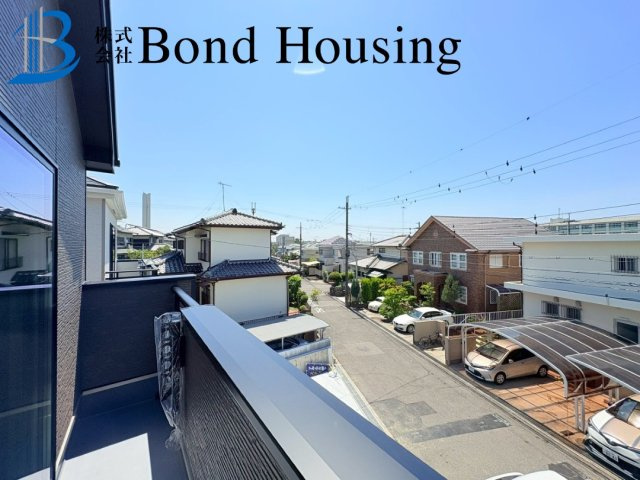 住宅性能評価取得　大久保町高丘5丁目　新築2号棟の展望