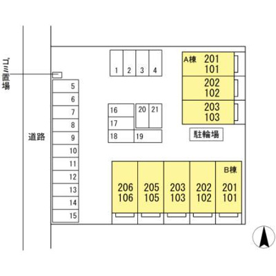 【区画図】 | アリエッタ A棟