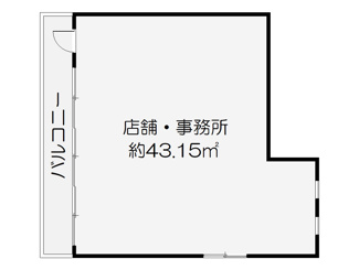 【間取り】 | 東豊中店舗ビル