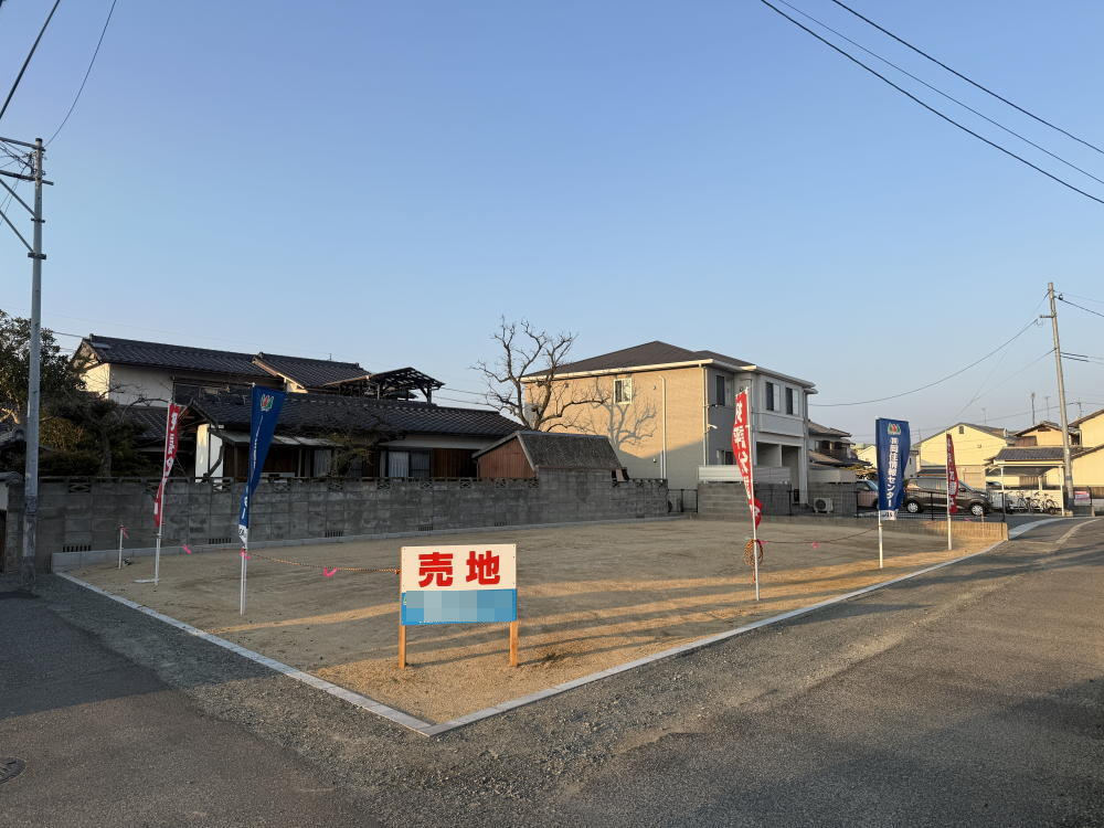 総社市溝口土地の外観