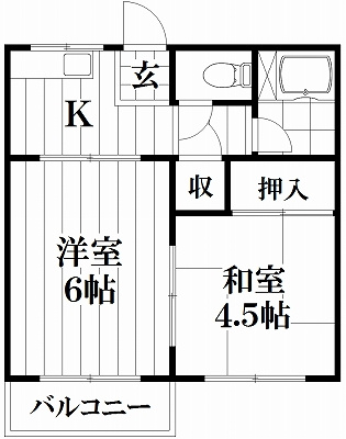 【間取り】 | ヒノパナハイツ