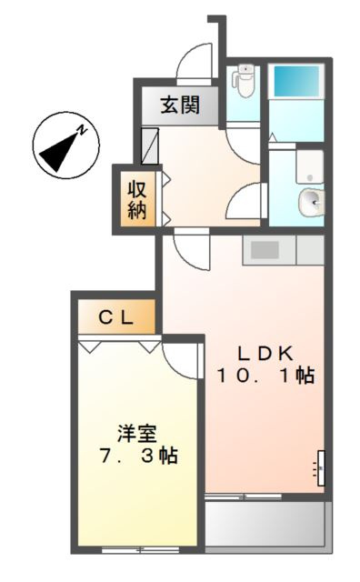 秋桜　壱番館の間取り
