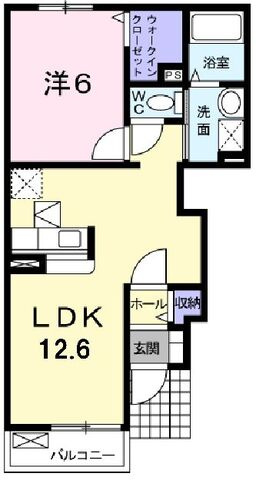 ポポラーレハイツＫ．Ｔの間取り