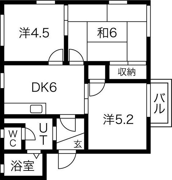 サンコーポNo.8の間取り