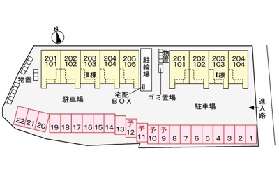 【区画図】 | ヒカルサ佐久猿久保Ⅱ