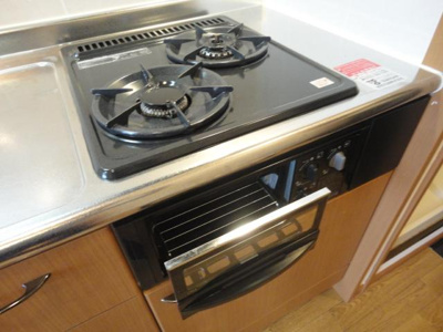 【キッチン】 | グランディール・プラム | ガスコンロ