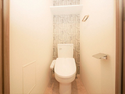 【トイレ】 | エスリード大阪NAGAHORI GATE | 落ち着いた色調のトイレです