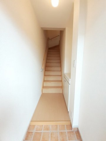 ノーブルハウス八幡－Ａの玄関|落ち着いた玄関です