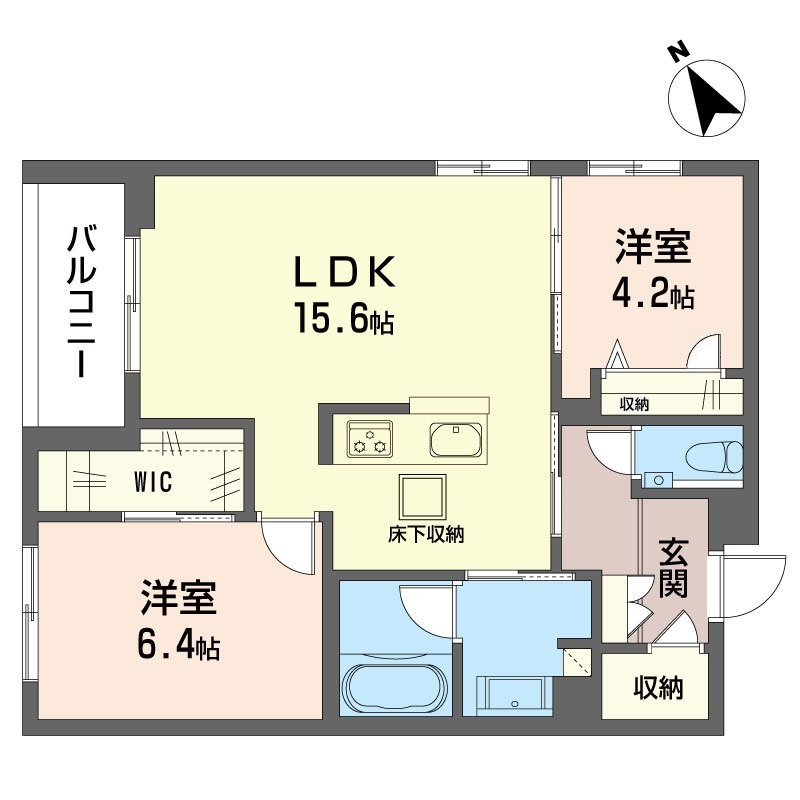 シティホームズXIの間取り