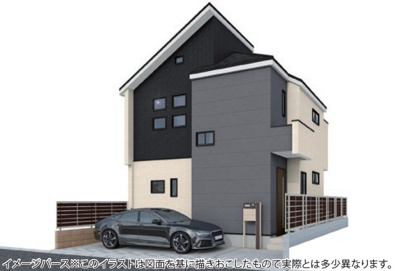 【外観パース】 | 狛江市岩戸南2丁目　新築戸建　全１棟