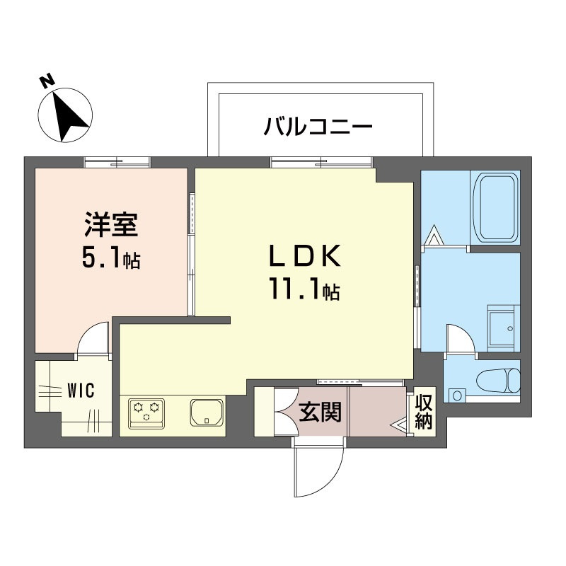シティホームズXIの間取り