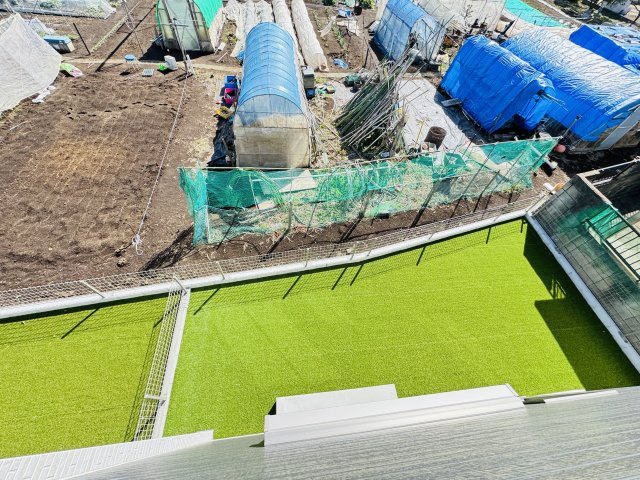 柏市伊勢原１丁目新築戸建【十余二小学校：10分】の展望|バルコニーより南側眺望