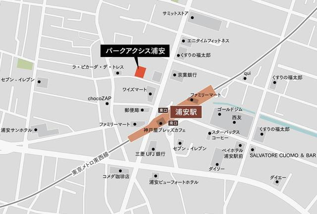 パークアクシス浦安の地図