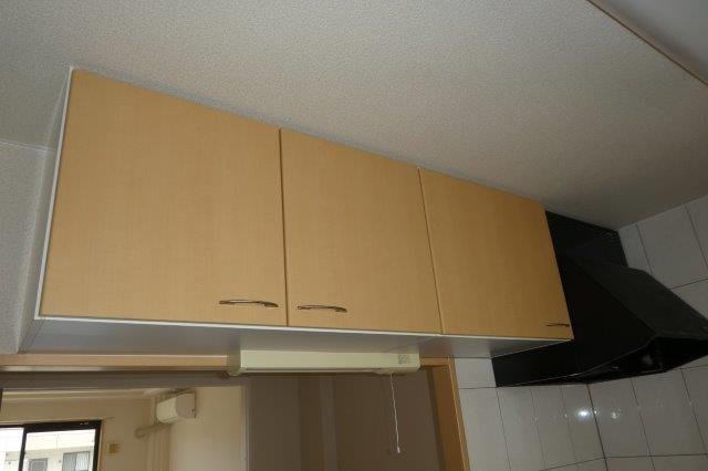 プロニティーＭＡＢＩのキッチン|キッチン上収納