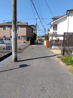 【前面道路含む現地写真】 | 東羽衣４丁目建築条件なし土地