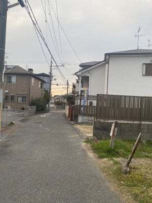 【前面道路含む現地写真】 | 東羽衣４丁目建築条件なし土地