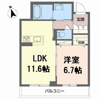 【間取り】 | ベレオ末広