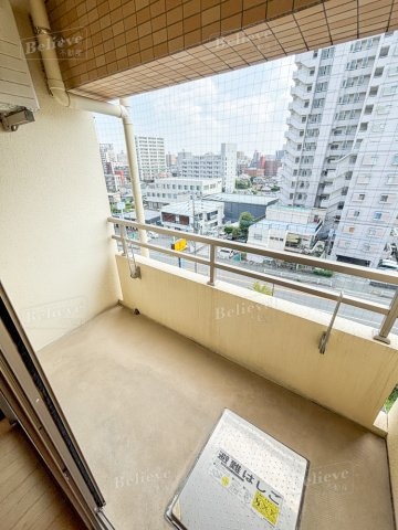 すかる梅満のバルコニー|日当たりの良いバルコニー♪