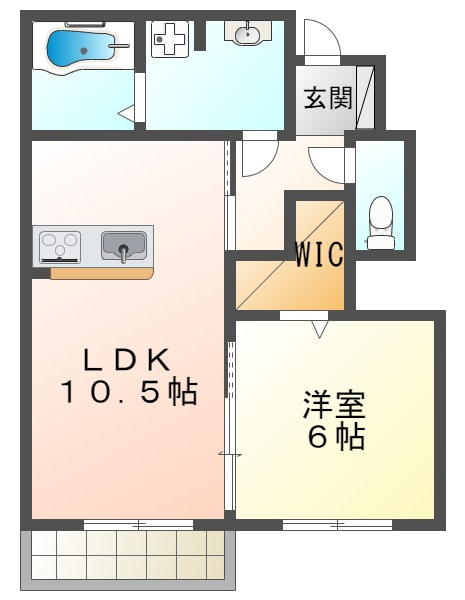シャロン明石の間取り