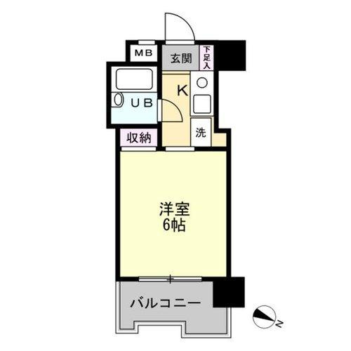 メゾンダイアナイン皆実の間取り