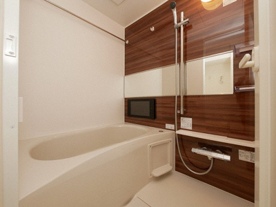 【浴室】 | プレジオ鎗屋町 | 日々の疲れを癒すお風呂付です