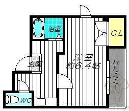 ドエル南森町の間取り