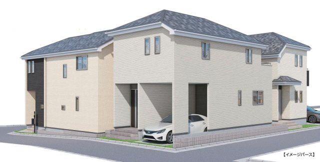 新築／ふじみ野市上ノ原　第1期　全3棟の外観パース